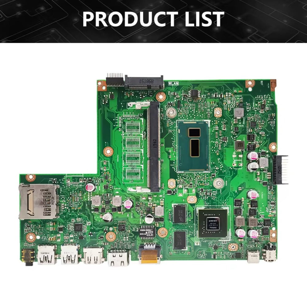 X540LJ Mainboard For ASUS A540LJ X540LA F540LJ K540LJ R540LJ X540L Laptop Motherboard CPU I3 I5 I7 4th/5th Gen 0G/4G-RAM GT920M ASUS laptop repair parts