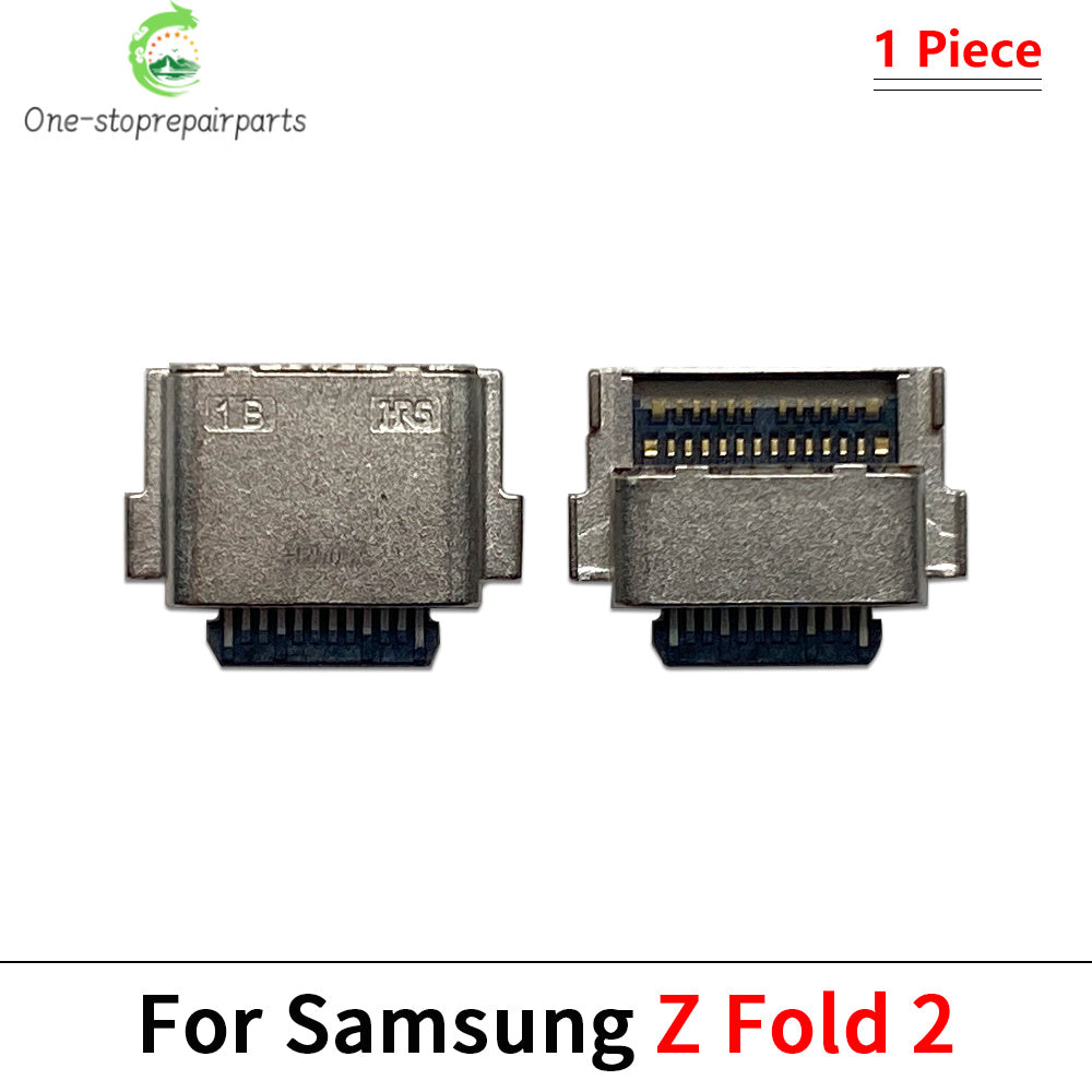 10Pcs/Lot, Charger Micro USB Charging Port Dock Connector Socket For Samsung Z Flip 2 3 4 5 / Z Fold 2 3 4 5 Samsung phone repair parts