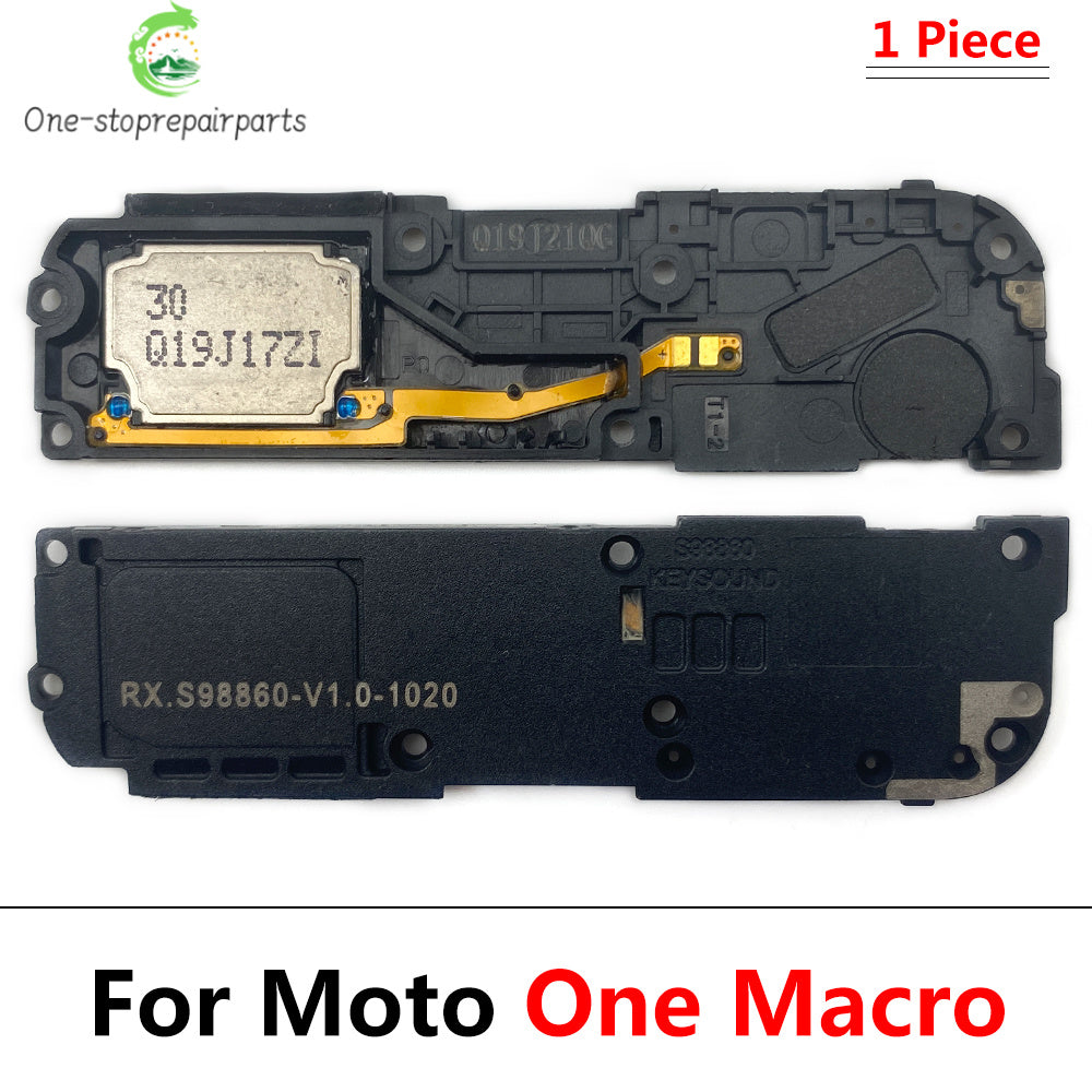 10Pcs/Lot, Loud Speaker Buzzer Ringer Flex Cable For Motorola Moto One Vision Hyper Fusion Plus Zoom Macro / One 5G ACE Motorola phone repair parts