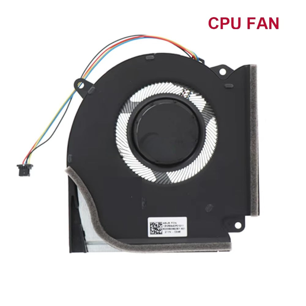 CPU GPU Cooling Fan For ASUS ROG Strix G513 G513QR G713 G713QR G533QR G733QS Notebook Radiator 13NR0540P02011 13NR0540P01011 ASUS laptop repair parts