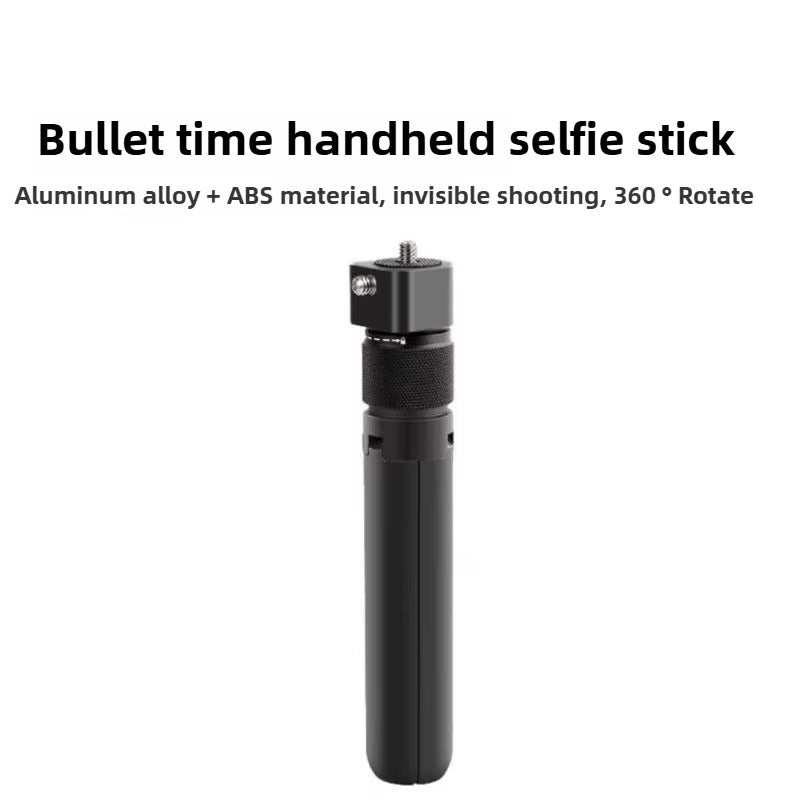 Bullet Time Rotating Handle Tripod Stand for Insta360 X5 X4 Air X3/ DJI Osmo 360 Panoramic Action Digital Camera Accessories