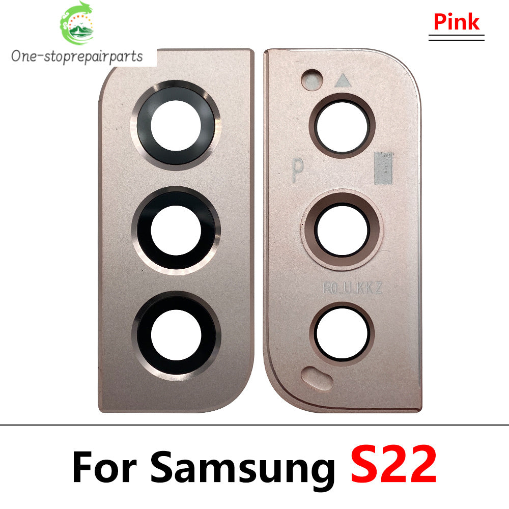New Housing Back Rear Camera Glass Lens With Cover Frame Holder For Samsung S22 S23 Plus Ultra Samsung phone repair parts