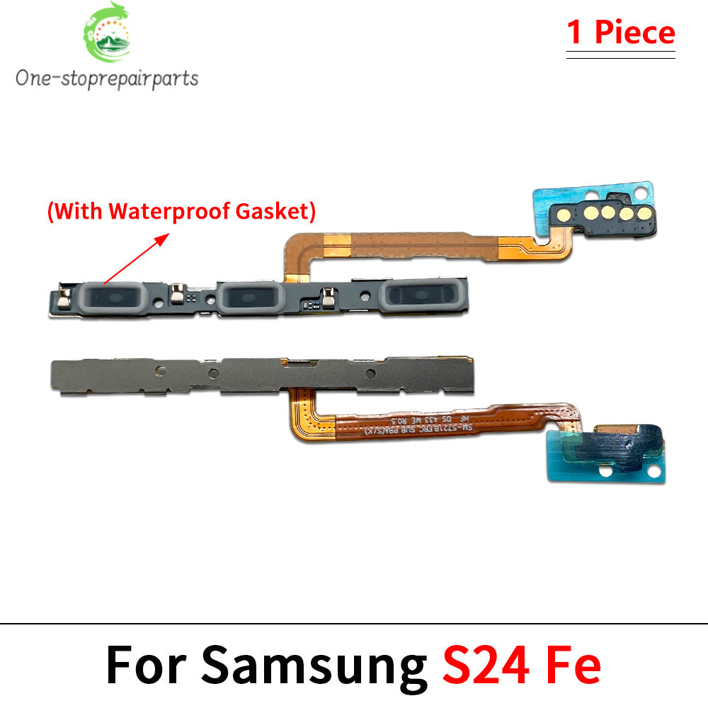 OEM Power On Off Volume Button Flex Cable For Samsung S25 S24 S23 S22 Plus Ultra S24 Fe S23 Fe With Waterproof Samsung phone repair parts