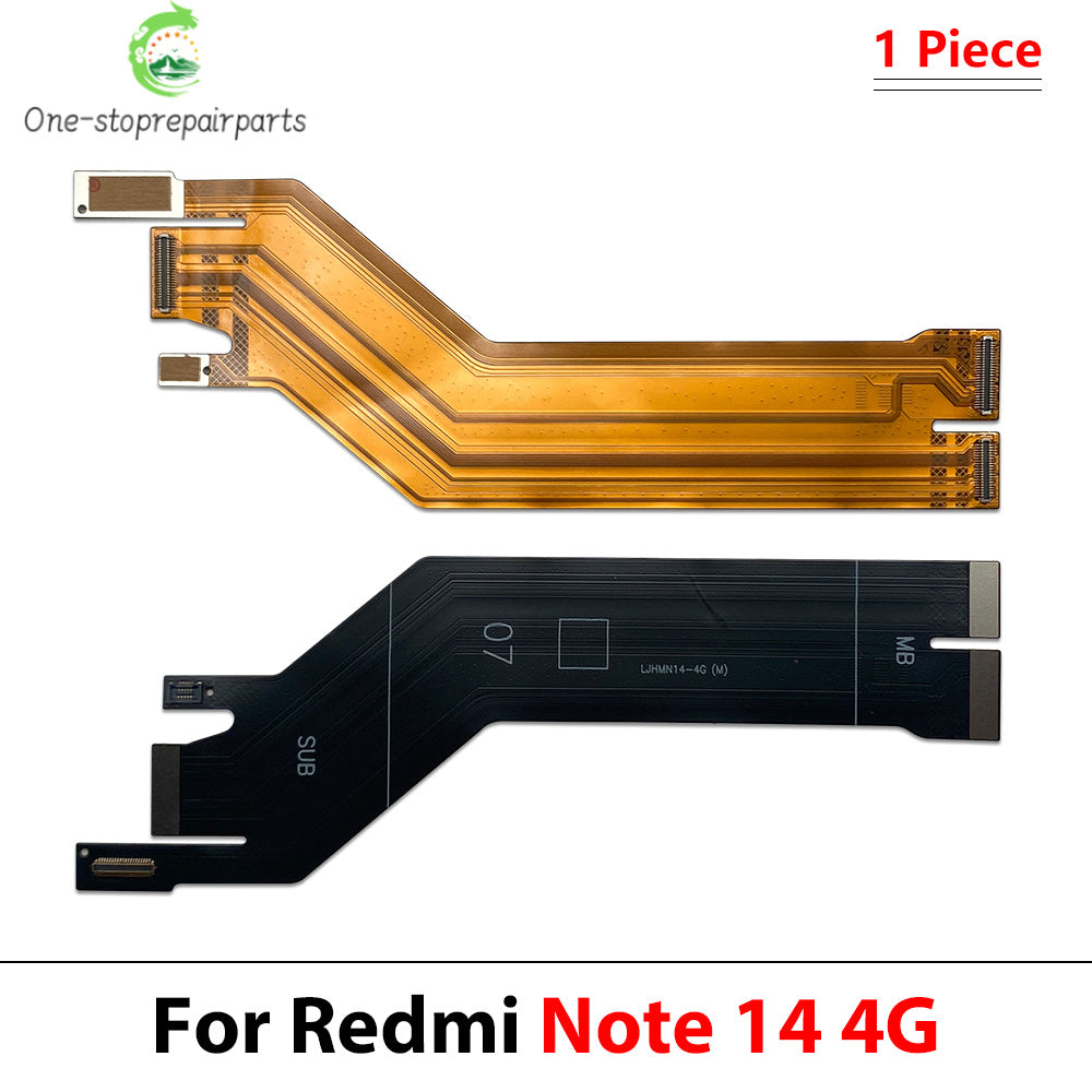 10Pcs Dock Connector Micro USB Charger Charging Port Main Flex Cable Microphone Board For XIaomi Redmi Note 14 Pro Plus 4G 5G  Xiaomi  Xiao mi phone repair parts