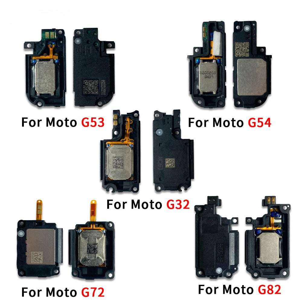 22Pcs, Loud Speaker Buzzer Ringer Loudspeaker Flex Cable For Motorola Moto G13 G23 G53 G14 G34 G54 G22 G32 G52 G72 G82 G24 Powe Motorola phone repair parts