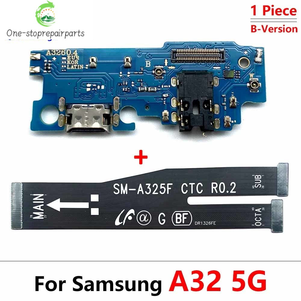 New USB Charging Port Dock Charger Connector Main Board Flex Cable For Samsung A22 A32 A52 A72 A33 A53 A24 A34 A54 4G 5G Samsung phone repair parts