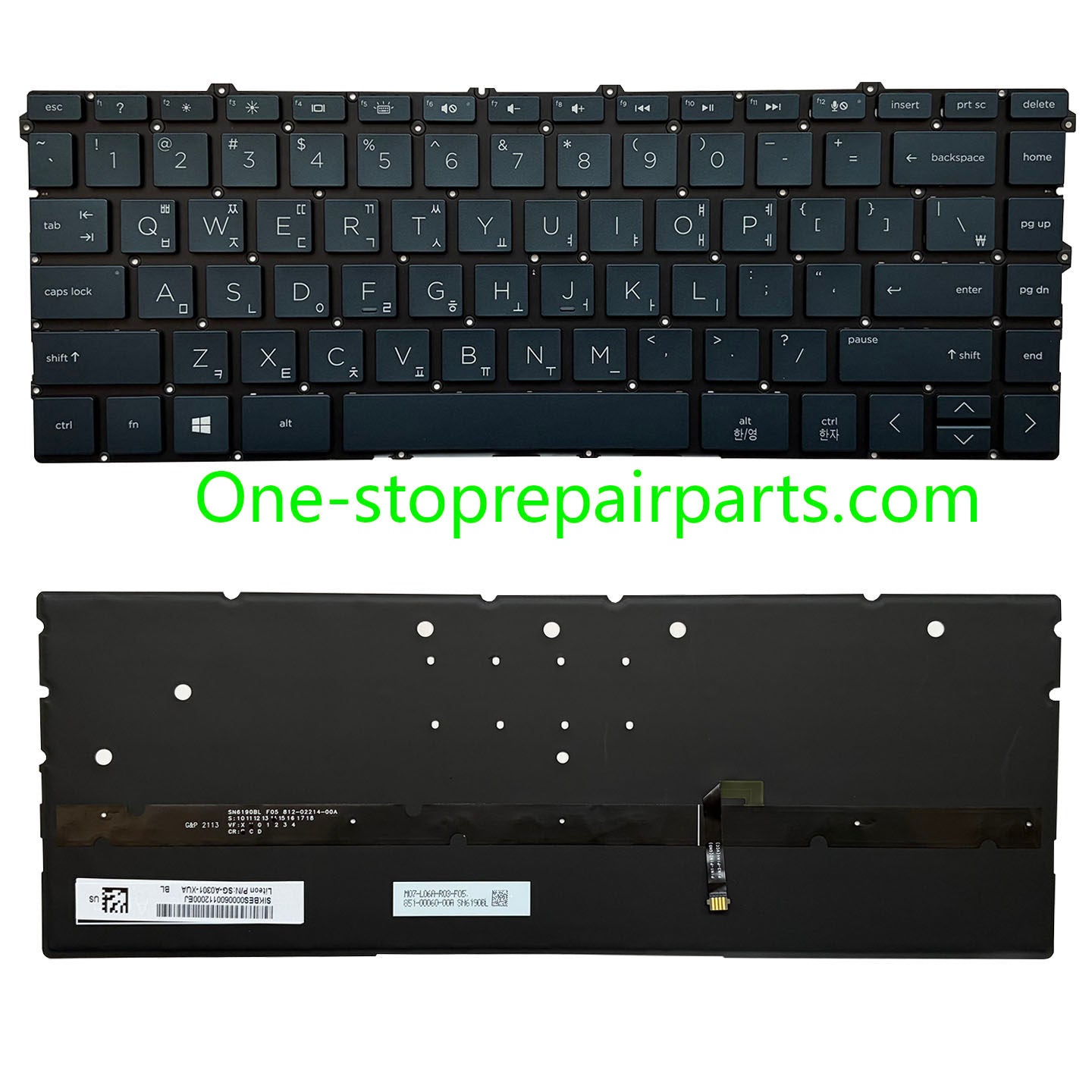 Upper Keyoard  for HP Spectre X360 13-AW TPN-Q225 UK/SP/RU/LA US