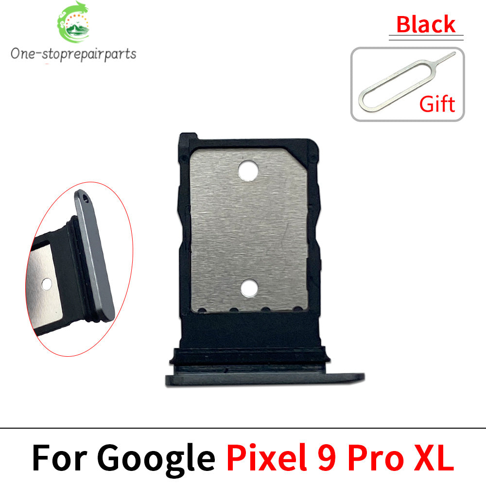 10Pcs, New For Google Pixel 9 / Pixel 9 Pro / Pixel 9 Pro XL SIM Card Slot SD Card Tray Holder Adapter Google Pixel phone repair parts