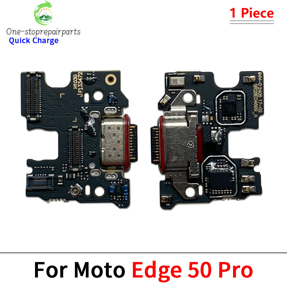For Motorola Moto Edge 20 Lite S 40 30 50 Neo Fusion Ultra Pro Plus USB Charging Port Dock Charger Connector Board Flex Cable Motorola phone repair parts