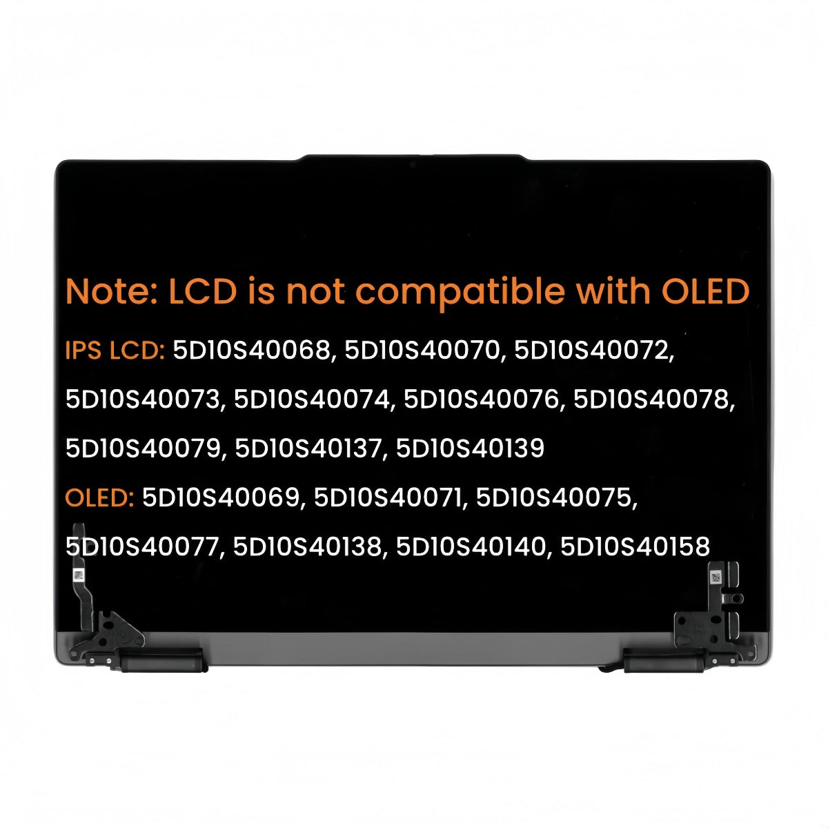 14'' LCD/OLED Complete Upper Half Touch Assembly for Lenovo IdeaPad 5 2-in-1 14IRU9(83DT) 14AHP9(83DR) 14Q8X9(83GH) 14IRH9(83KX) Lenovo laptop repair parts