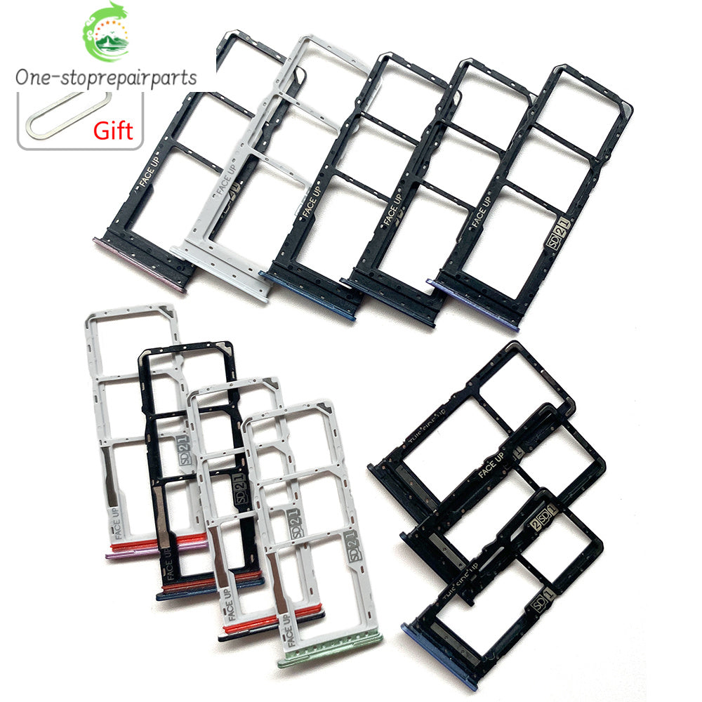 10Pcs/Lot，New For Motorola Moto G04 G04s G14 G24 G34 G54 SIM Card Tray Slot Holder Adapter Accessories Motorola phone repair parts