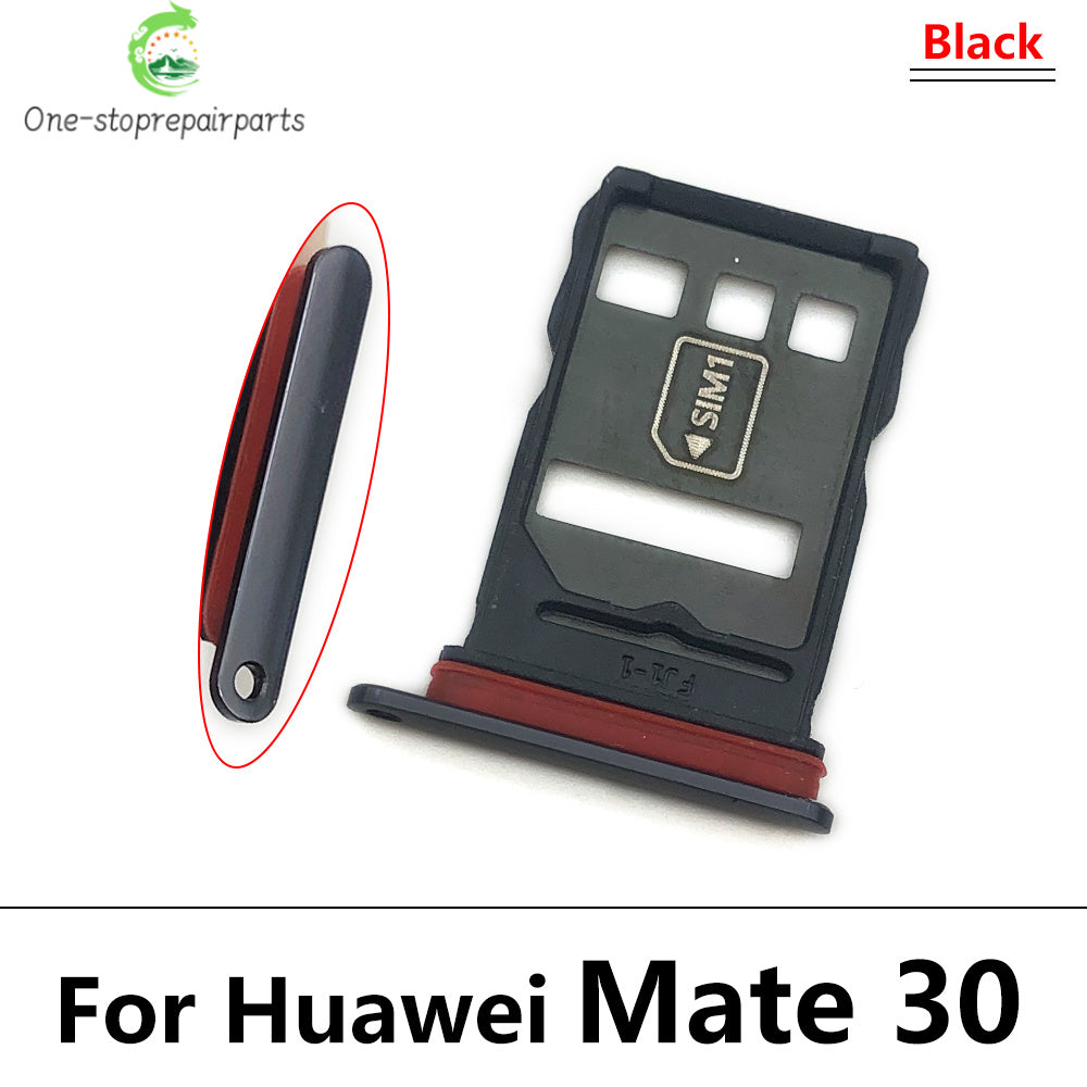 For Huawei Mate 20 Lite 30 Pro X 20X Micro Nano SIM Card Holder Tray Slot Holder Adapter Socket Huawei phone repair parts