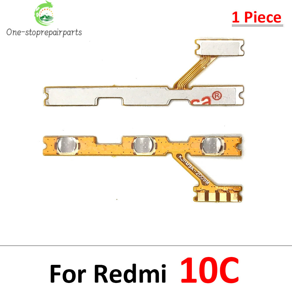 New Power Volume Button Key Flex Cable For Xiaomi Redmi 10 10A 10C 12 12C 13 13C 14C 15 15C  Xiaomi  Xiao mi phone repair parts
