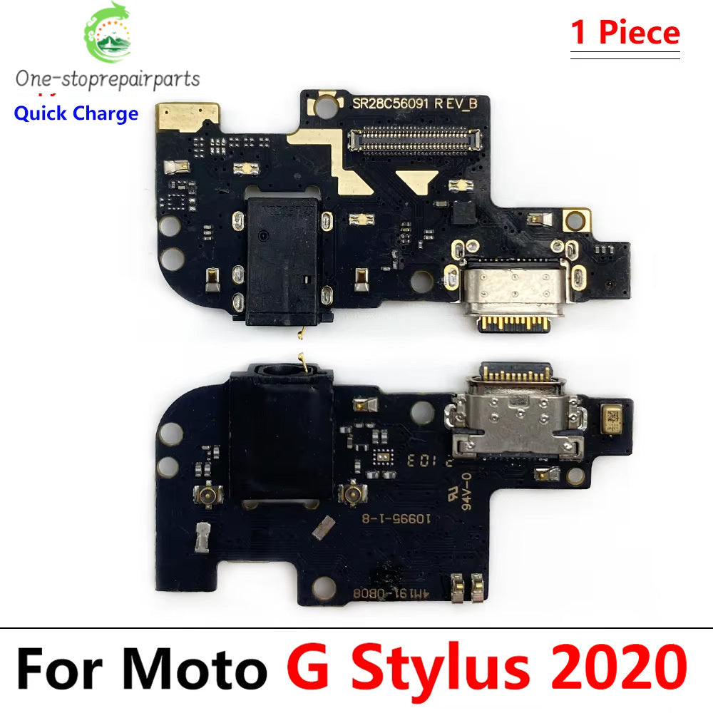 USB Charging Port Dock Charger Connector Board Flex Cable For Moto G Stylus Power Play Pure G 5G Plus 2020 2021 2022 2023 2024 Motorola phone repair parts