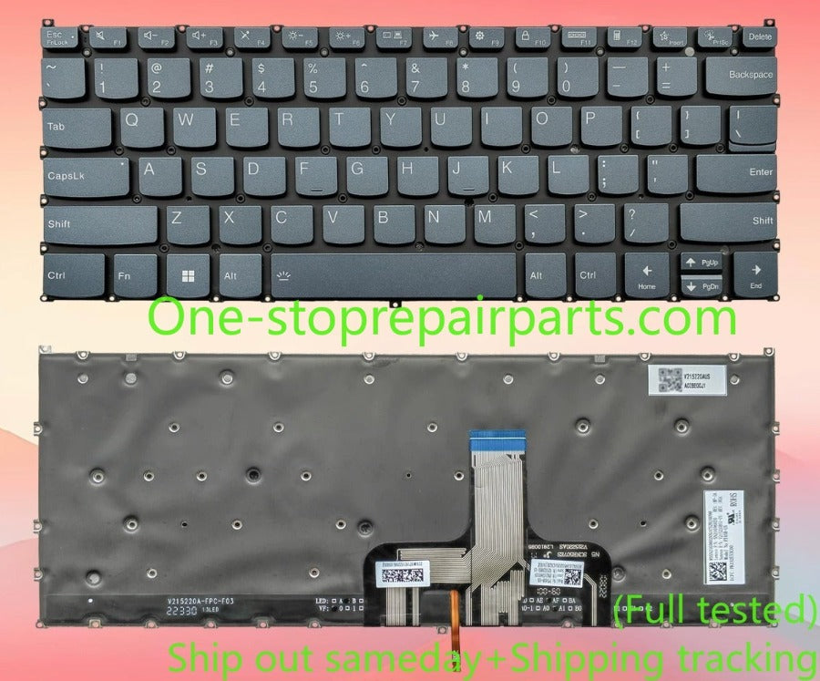 Keyboard for Lenovo Yoga 7 14lAL7 IRL8 Yoga Slim 7 ProX 14ARH7 14IAH7 US backlight