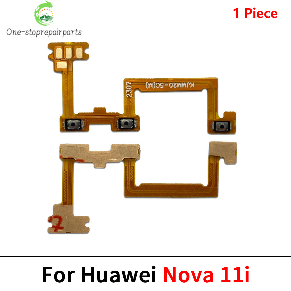 Power On Off Volume Side Button Key Flex Cable For Huawei Nova 8 8i 9 10 11 11i 12 12i Pro Se Y61 Y91 Huawei phone repair parts