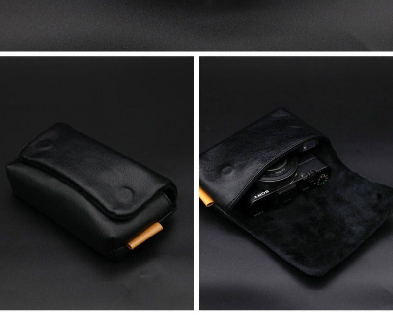 Camera Micro Card Camera Storage Bag Storage Bag Sony RX100 Black Card ccd Ricoh GR23 Panasonic LX Digital camera accessories