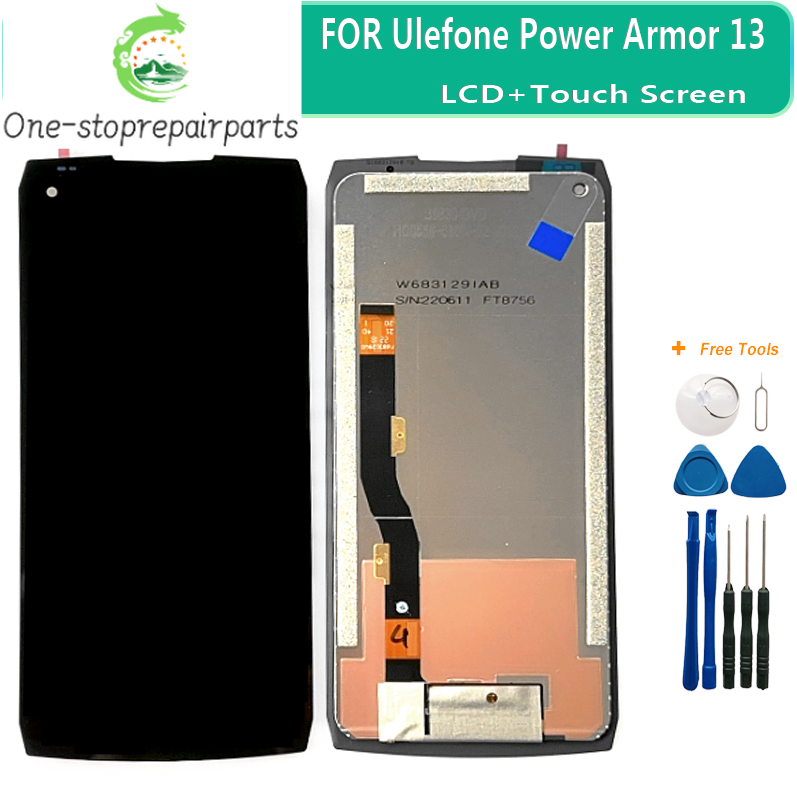 100% Original New 6.81 Inch For Ulefone POWER ARMOR 13 LCD Display and Touch Screen Digitizer Phone Replacement Armor13 +Tools Other Brand Phone repair parts