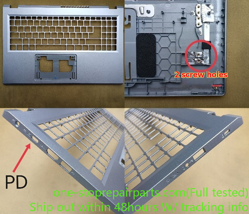 Cover case for Acer A515-58M N23C3 A315-24P N23Q11 housing bezel frame upper top palmrest keyboard bottom hinge cover