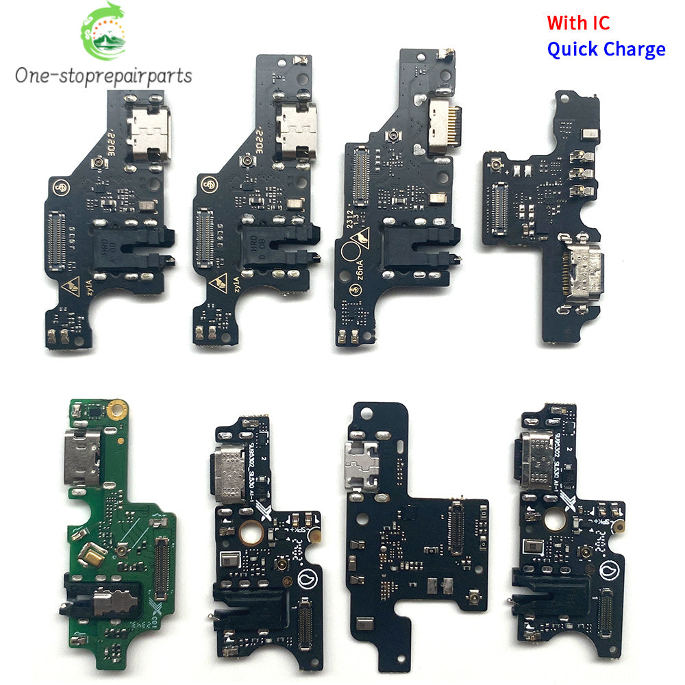USB Charger Charging Dock Port Connector Flex Cable For ZTE V10 V30 V40 V50 V40s V41 V60 Vita Smart Design Axon 40 50 60 Lite ZTE phone repair parts