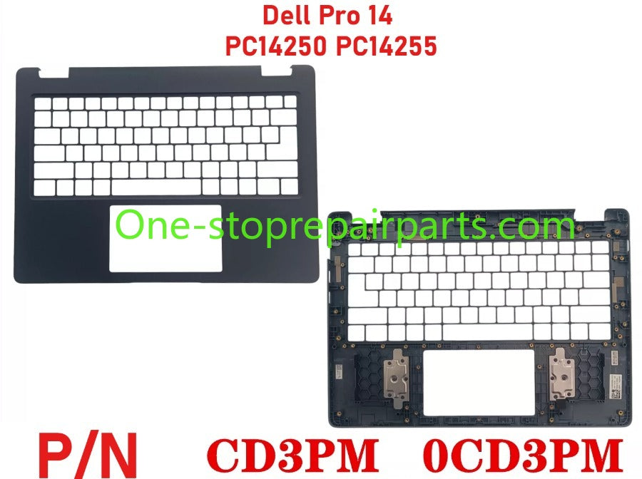 Dell Pro 14 PC14250 PC14255  lcd back cober uppler palmrest bezel bottom hinge cover keyboard touchpad 0K2C6C 0DK0V6 0MCMRV