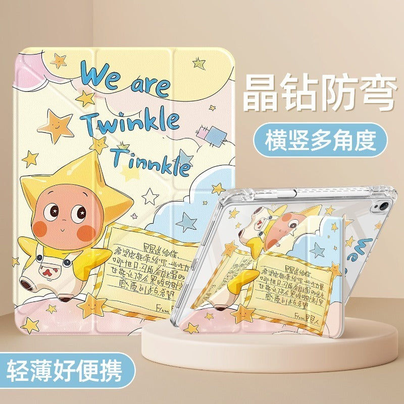 For huawei tablet case matepad115s case 11 with pen slot 2025 new air12 soft light version Pro12.2 transparent se10.4 For glory x10pro throw pillow star 11.5s Tablet Accessories