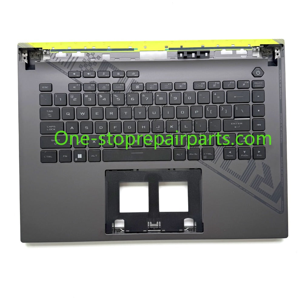Upper top case keyboard assembly for ASUS ROG Strix Scar 16 ROG G634 Strix Scar 17 SE Strix 7 8 G16 G614JV-AS73 SCAR 16 G614J G614P G634J 2023 2024 year Palmrest keyboard assembly ASUS laptop repair parts