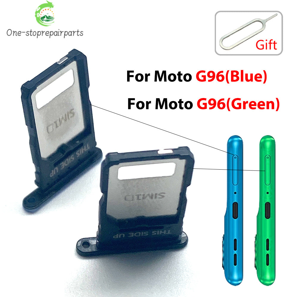 10Pcs/Lot, SIM Card Tray Slot Holder For Motorola Moto G05 G15 G25 G75 G85 G56 G96 Replacement Parts Motorola phone repair parts