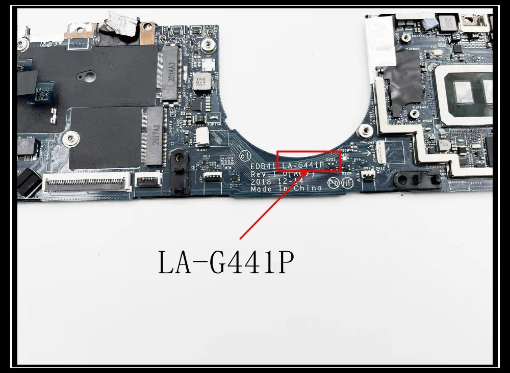 For Dell Latitude 7400 2-in-1 Laptop Motherboard LA-G441P With i5 i7 8th gen CPU 8G/16G RAM 100% Test Work Dell laptop repair parts