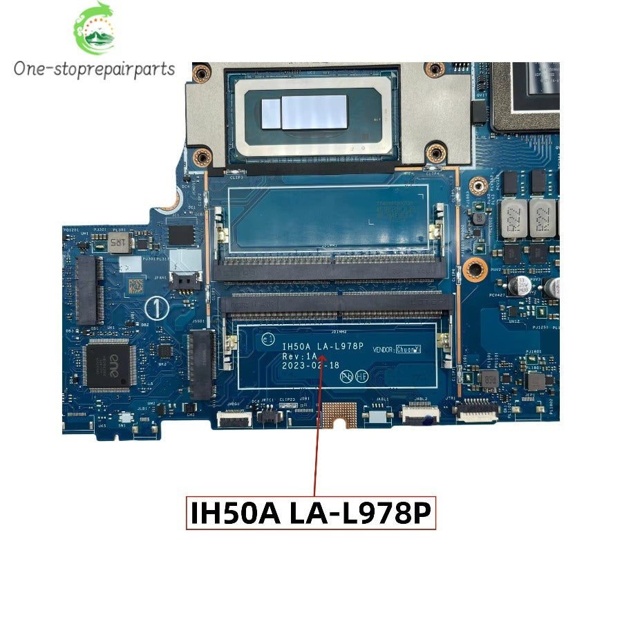 IH50A LA-L978P For Acer Nitro AN515-58 Laptop Motherboard With I5-12450H I7-12650H CPU DDR5 RTX4050-6GB RTX4060-8GB NB.QLZ11.004 Acer laptop repair parts
