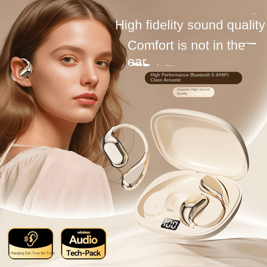 Accessories New ear-hanging wireless bluetooth headset, noise reduction, open non-ear high sound quality, long battery life