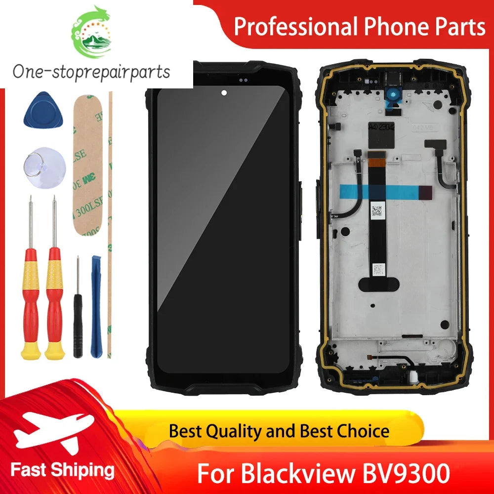 New Original Touch Screen for Blackview BV9300 Pro 2388x1080 6.7 Inch LCD Display Digitizer Assembly with Frame and Tool Blackview phone repair parts