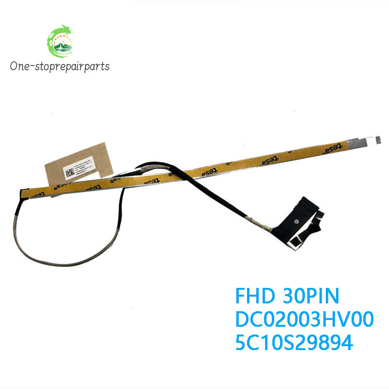 NEW ORIGINAL LCD LVDS CABLE FOR LENOVO Air14 2019 S540-14IWL EL451 FHD 30PIN DC02003HV00 5C10S29894 Lenovo laptop repair parts
