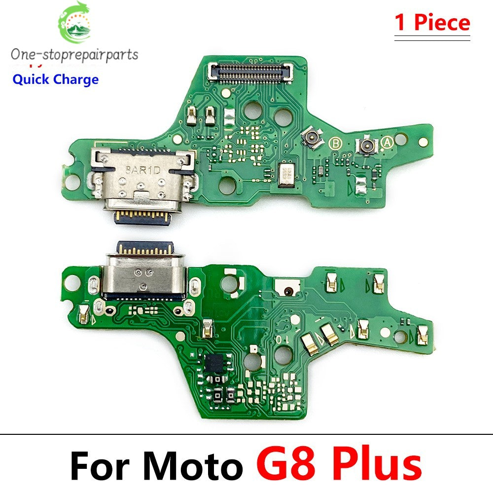 New USB Charging Port Dock Charger Connector Main Board Flex Cable For Motorola Moto G8 Play / G8 Plus M Version Motorola phone repair parts