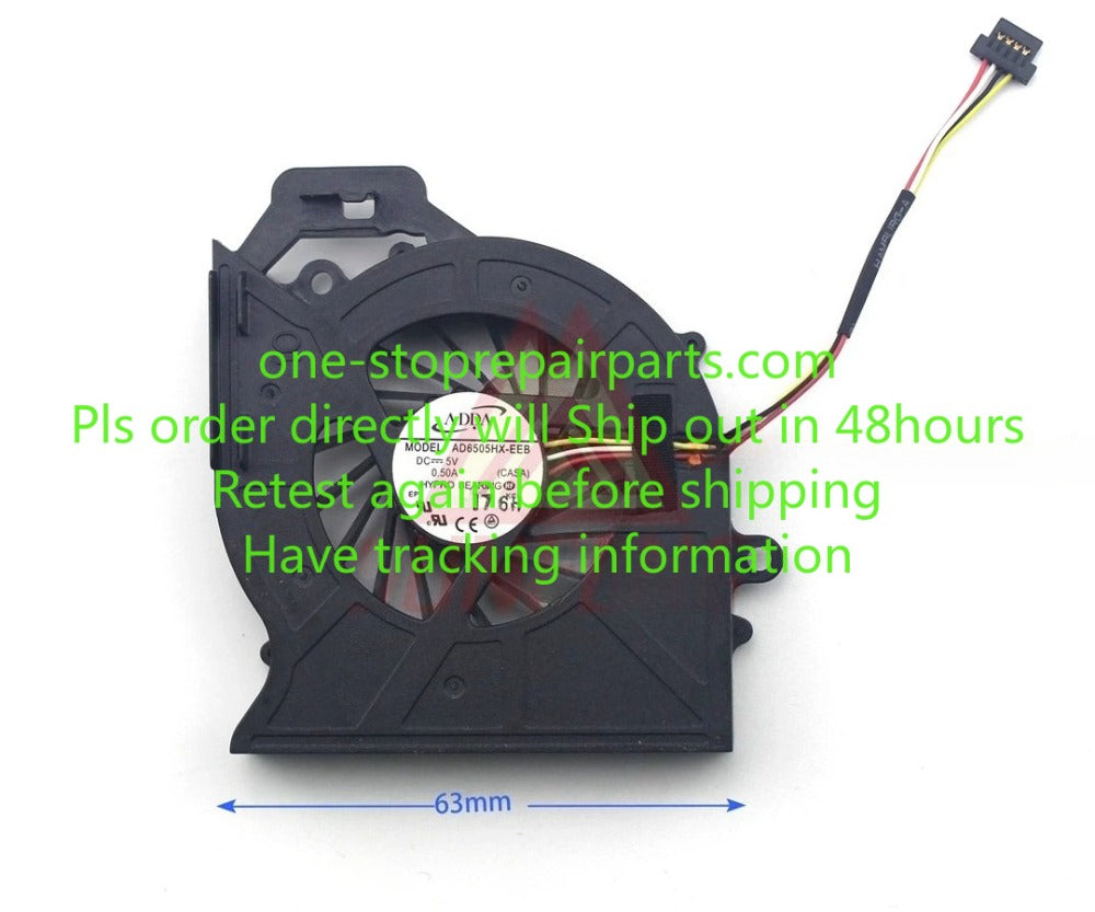 Genuine CPU Cooling Fan for HP Pavilion DV6-6000 DV7-6000 KSB0505HB-AJ77 650847-001 653627-001 650848-001 Pavilion dv7 dv7t-6000 6100 6b00 6c00 cooler fan