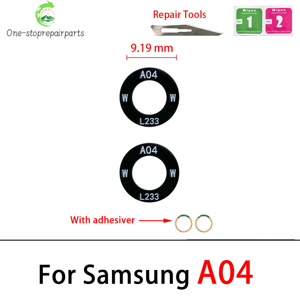 10Pcs, Back Camera Rear Camera Lens Glass With Sticker For Samsung A04 A04s A04e A14 A24 A34 A54 A05 A05s A15 A25 A35 A55 4G 5G