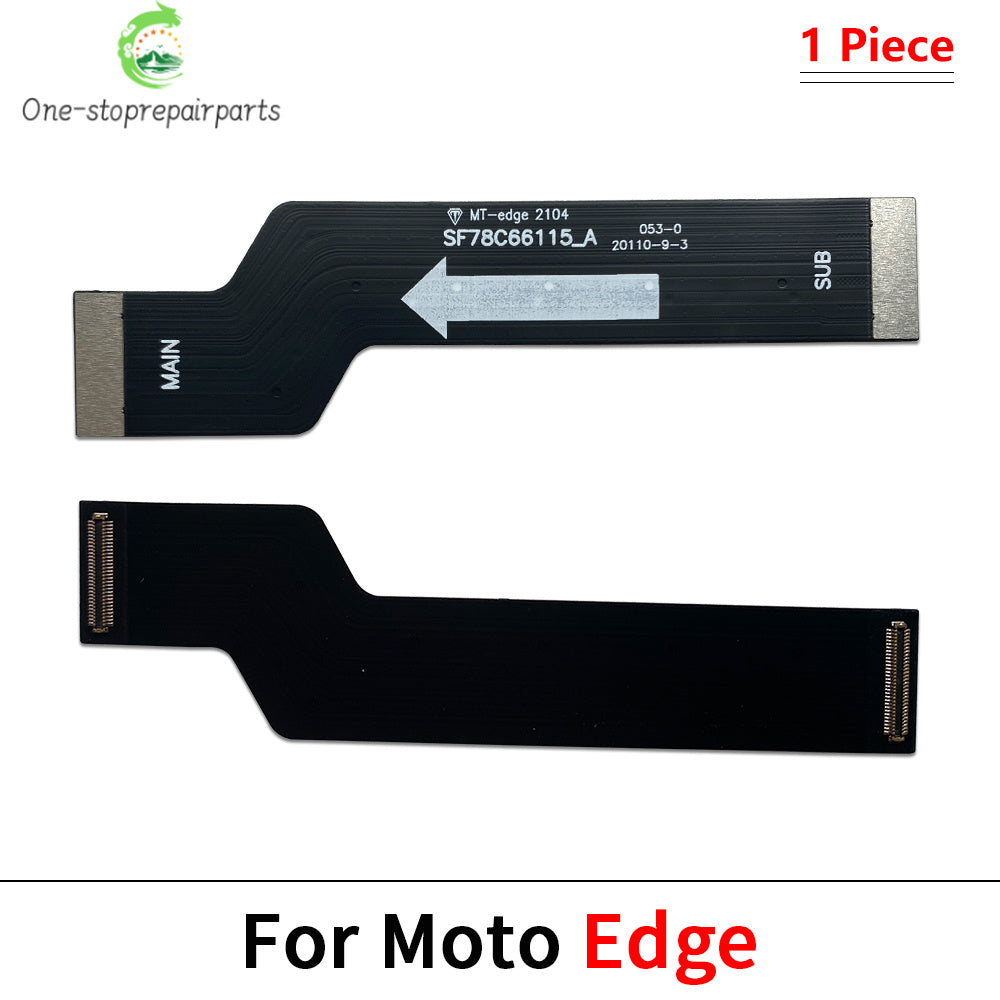 For Motorola Moto Edge 20 30 40 X30 Pro Neo Fusion Lite Ultra Plus Sim Card Reader Holder Connector Main Mainboard Flex Cable Motorola phone repair parts