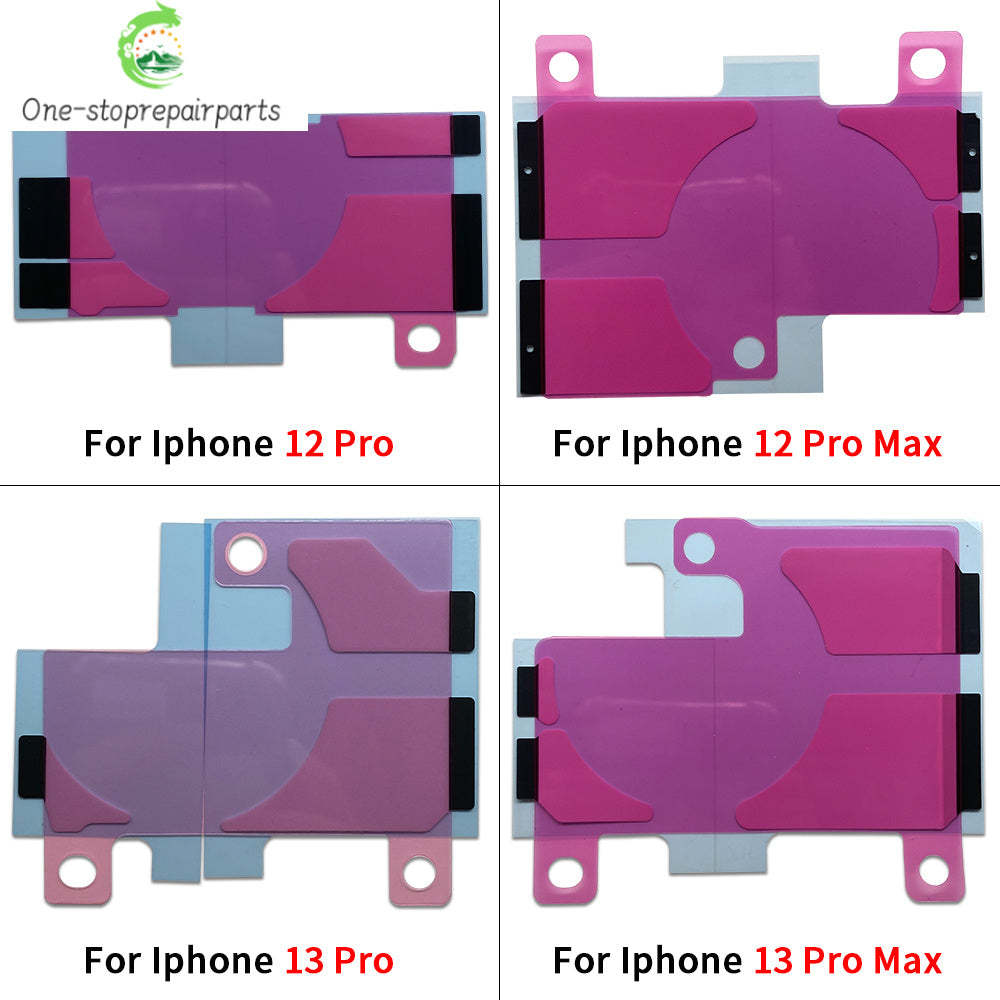 50Pcs/Lot, Battery Adhesive Sticker For iPhone 11 12 13 14 15 16 Pro Max Battery Double Tape Strip Pull Trip iPhone phone repair parts