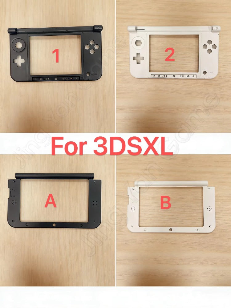 1PCS Compatible FOR 3DS XL LL Replacement Hinge Part Bottom Middle Frame Shell Housing Case for 3dsxl Game Console Case Game console repair parts