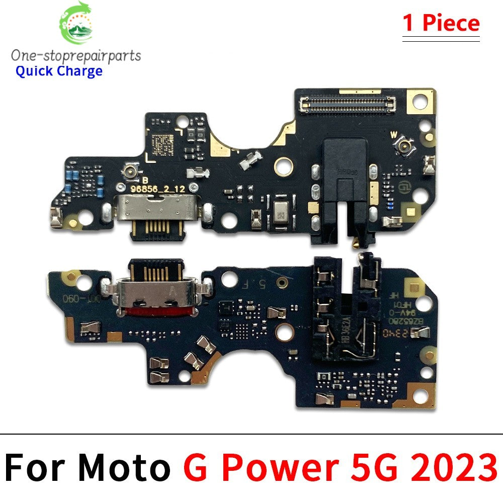 USB Charging Port Dock Charger Connector Board Flex Cable For Moto G Stylus Power Play Pure G 5G Plus 2020 2021 2022 2023 2024 Motorola phone repair parts
