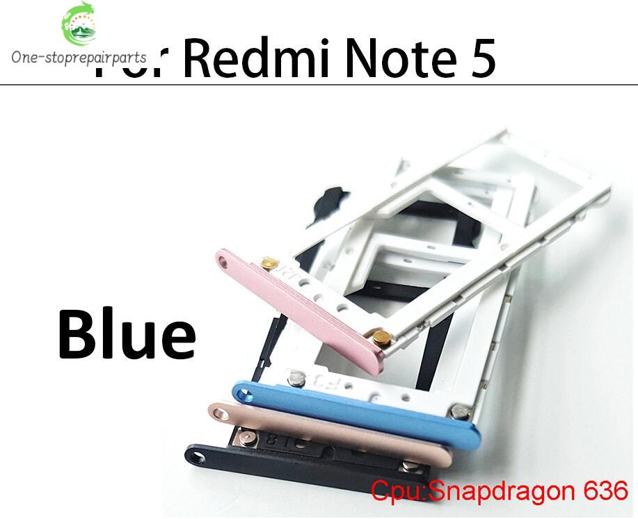 New SIM Card Tray Slot Holder For Xiaomi Redmi Note 5 6 8 7 Pro Replacement Parts  Xiaomi  Xiao mi phone repair parts