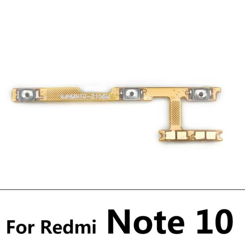 Volume Button Power Switch On Off Button Flex Cable For Xiaomi Redmi Note 3 4 4X 5 5A 6 7 8 8T 9 9T 10 Pro 9s 5G Power Key Xiaomi  Xiao mi phone repair parts