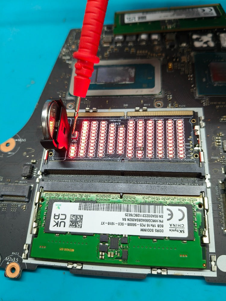 DDR5 memory with light detection card, test, memory slot detection, notebook maintenance test tool laptop repair tools