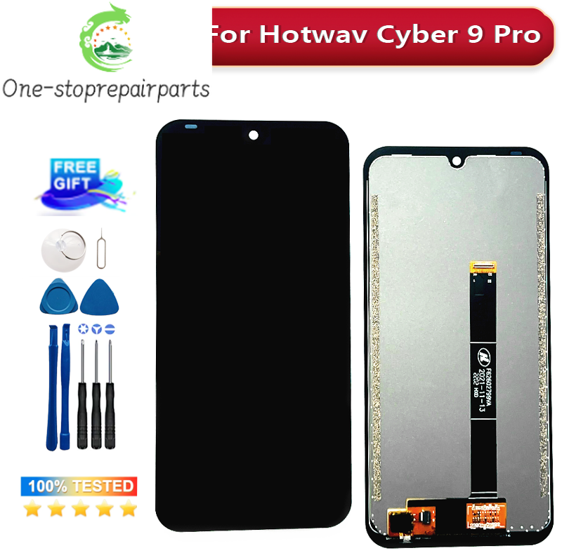 100% Tested Well For Hotwav Cyber 9 Pro LCD Display + Touch Screen Digitizer Replacement For Cyber 9 Pro LCD Screen + TOOLS Other brand Phone repair parts