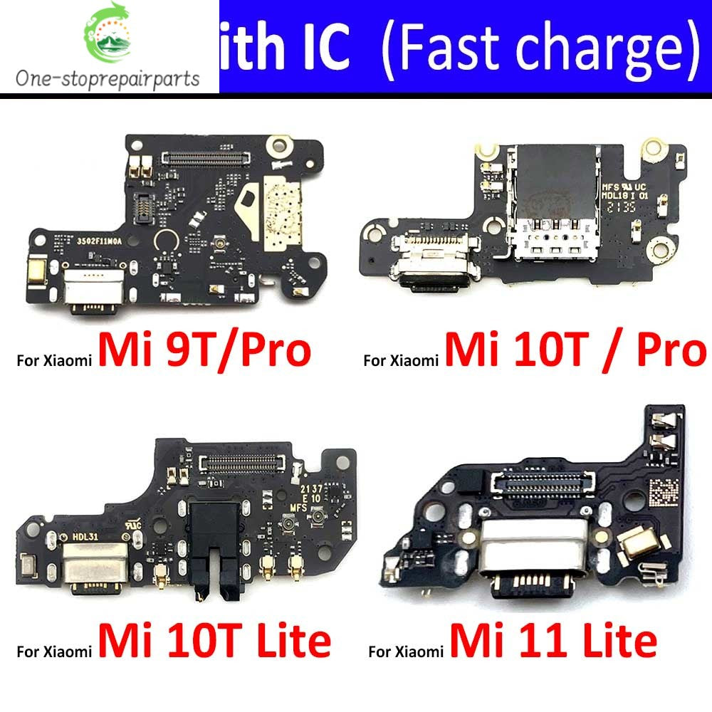 Dock Connector USB Charger Charging Port Flex Cable Board For Xiaomi Mi 10T 9T 10 11T Pro Mi10T 12T Pro Mi 11 A1 A2 Lite 8 9 SE Xiaomi  Xiao mi phone repair parts