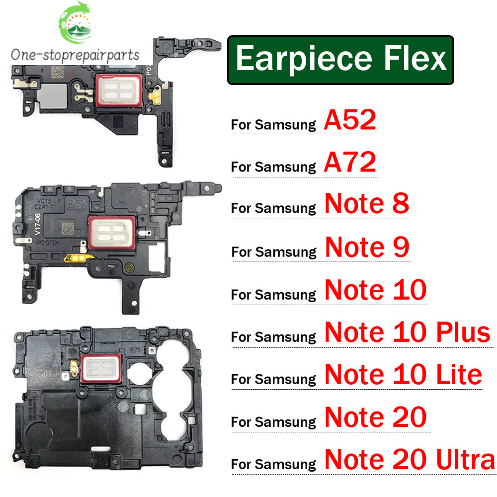 New Ear Earpiece Speaker For Samsung A52 A72 Note 8 9 10 20 Plus Ultra 4G 5G Earphone Top Receiver Samsung phone repair parts