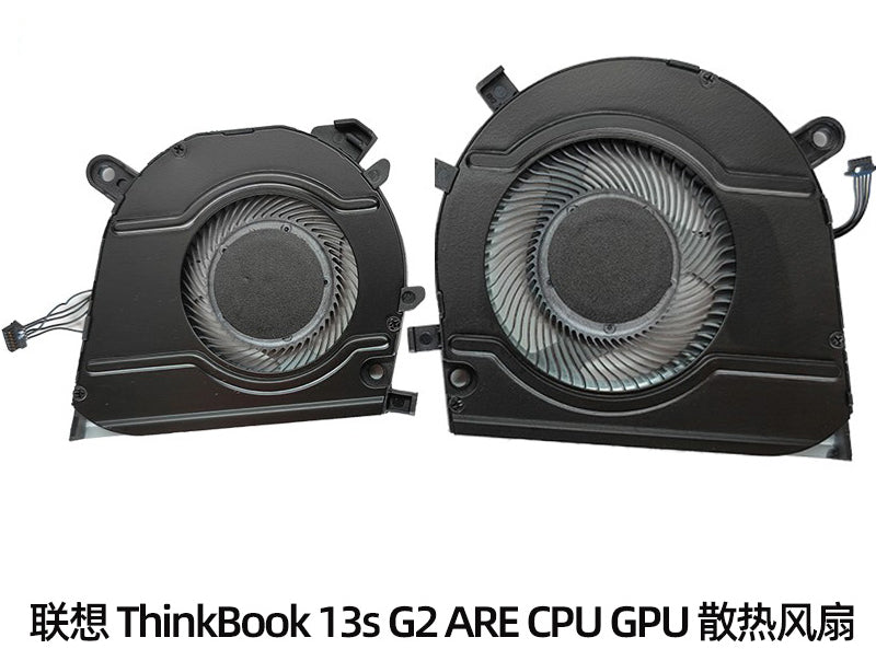 (Shipping fee not include)原装forLenovo  ThinkBook 13s G2 ARE 散热风扇 笔记本CPU 显卡风扇 黑