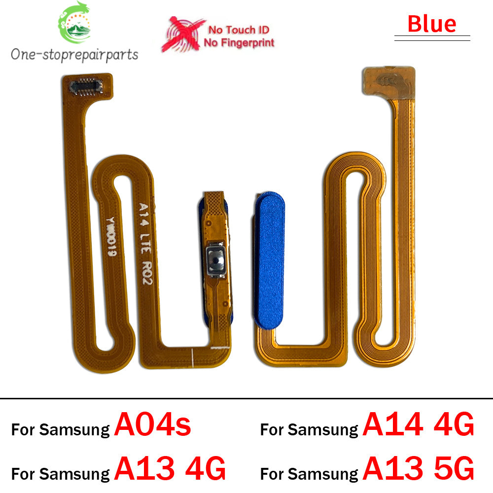 New Fingerprint Sensor Home Return Key Menu Button Flex Cable For Samsung A04s A13 A14 A24 A34 A54 4G 5G Samsung phone repair parts