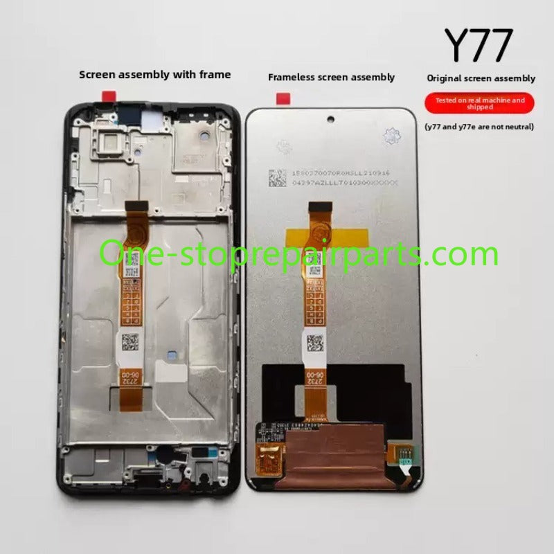 LCD touch screen assemly for VIVO Y77 5G Y77e/Y72t Y55s glass digitizer display original screen assembly