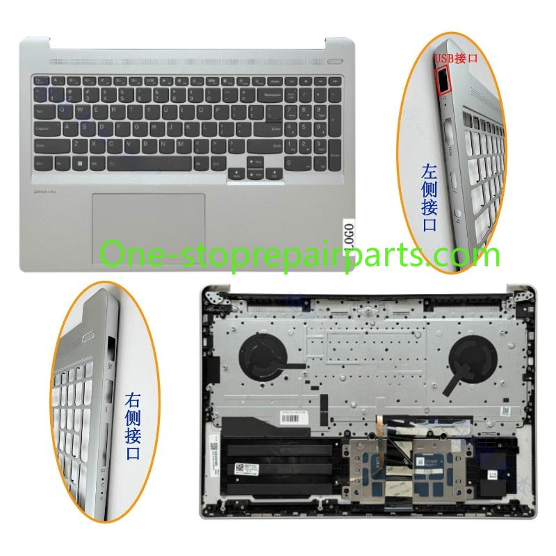Cover case for Lenovo IdeaPad 5 Pro 16ACH6/16IHU6/16IAH7/16ARH7 2021 82L5 5CB1C75029  5CB1C74938 5CB1C74906 5CB1C74970 5CB1C75002 5B30S19010 Lcd back housing bezel upper topcase keyboard palmrest lower bottom cover Lenovo Laptop repair